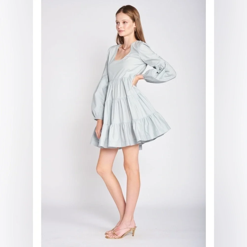 En Saison Ida Mini Dress Blue